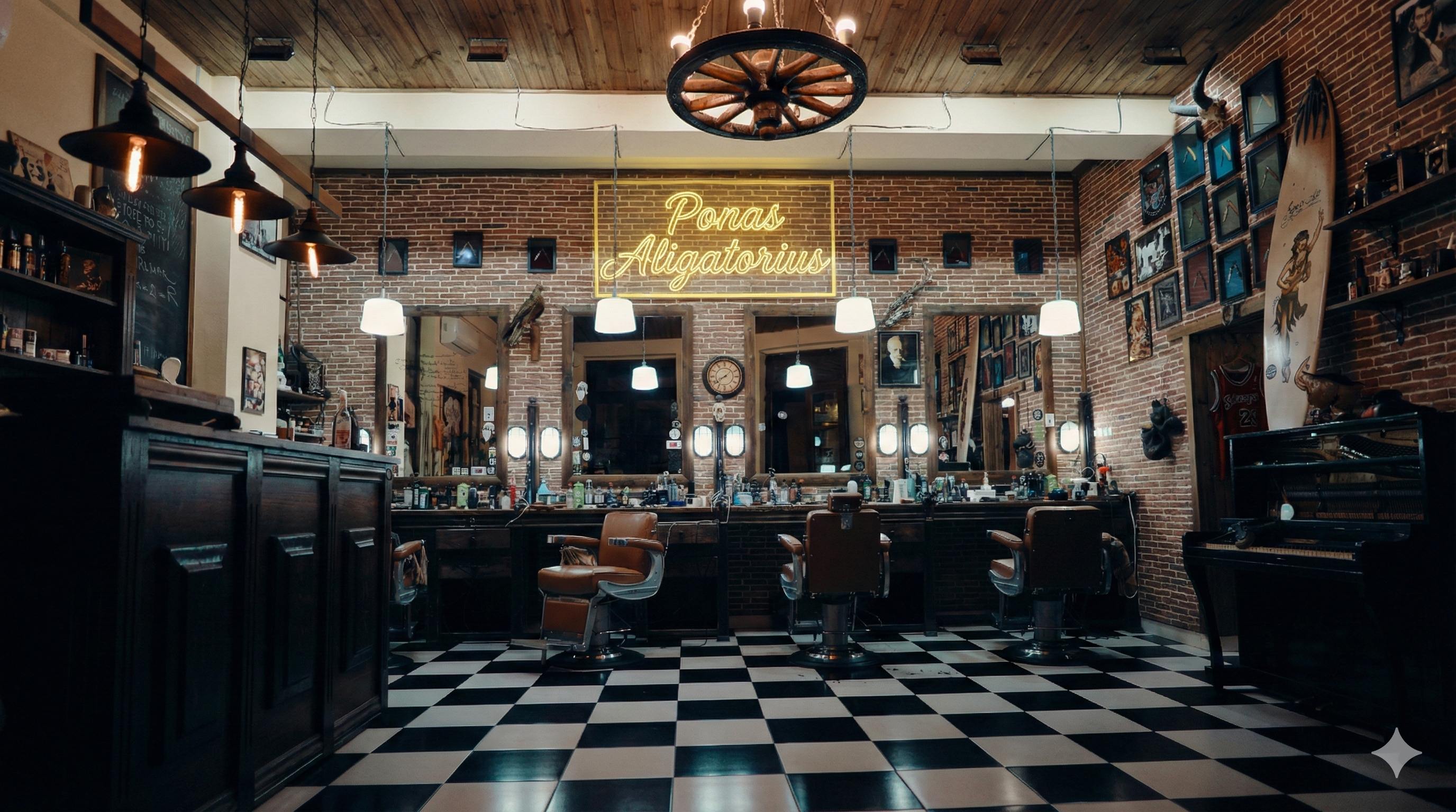 Ponas Aligatorius barbershopas